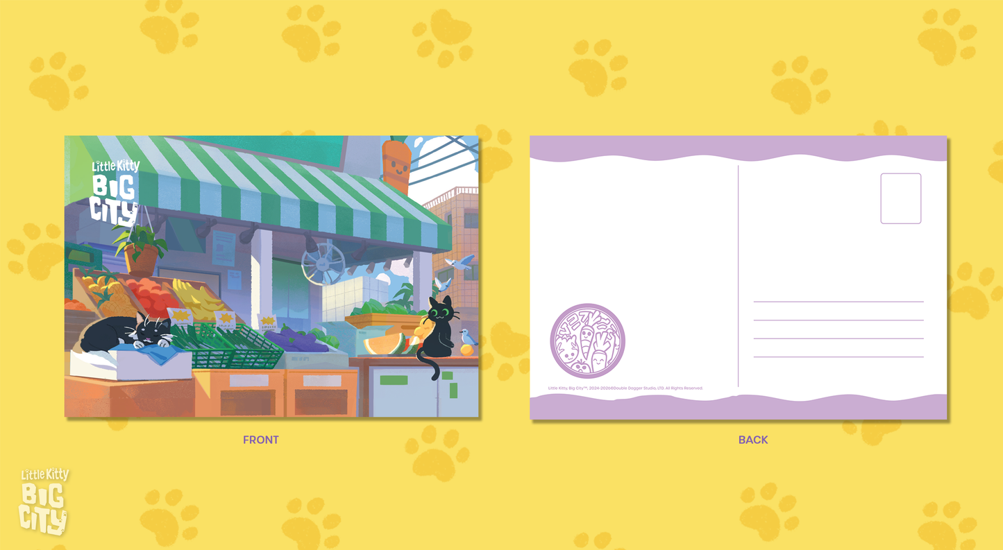 “Morning at the Market” Mini Print