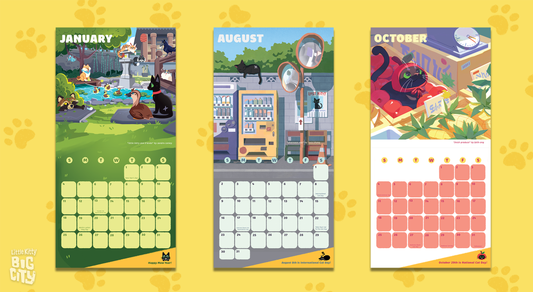 Little Kitty, Big City 2026 Wall Calendar