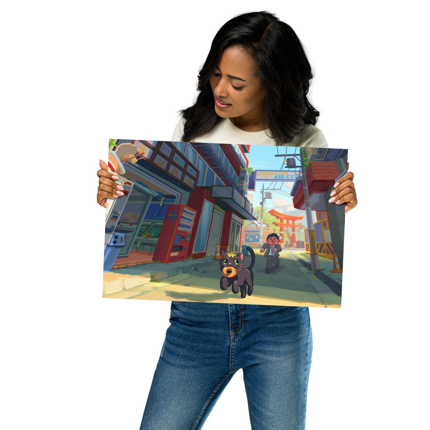 "Thief!" print by Jessie Liu