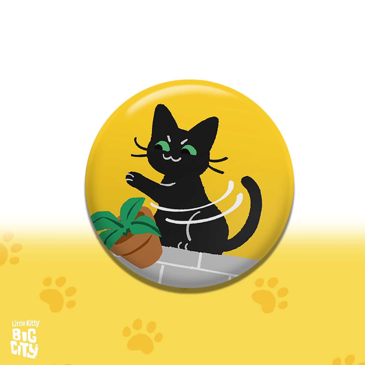 Little Kitty, Big City Buttons