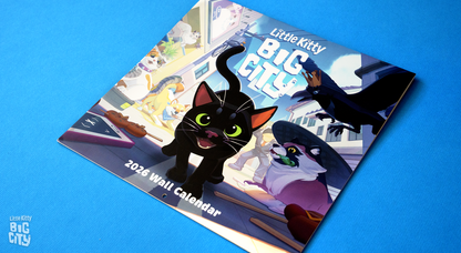 Little Kitty, Big City 2026 Wall Calendar