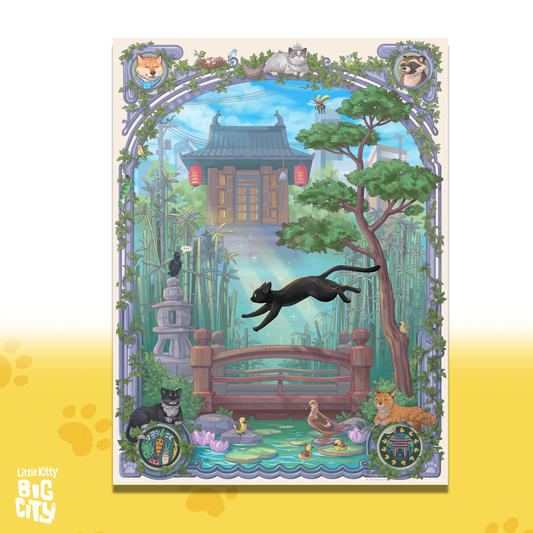 City Tapestry Lithograph