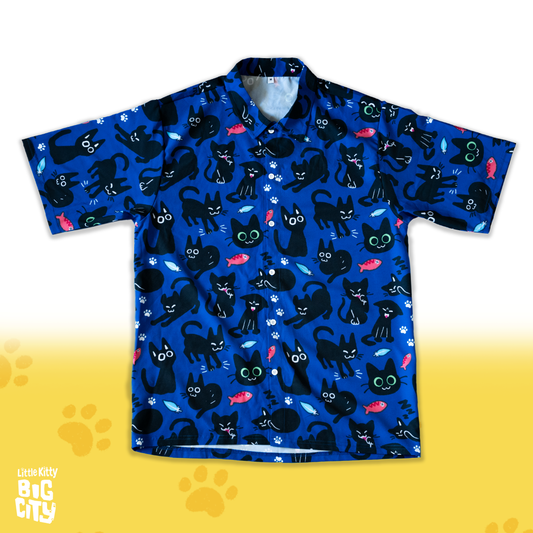 Patterned Button Up Shirt