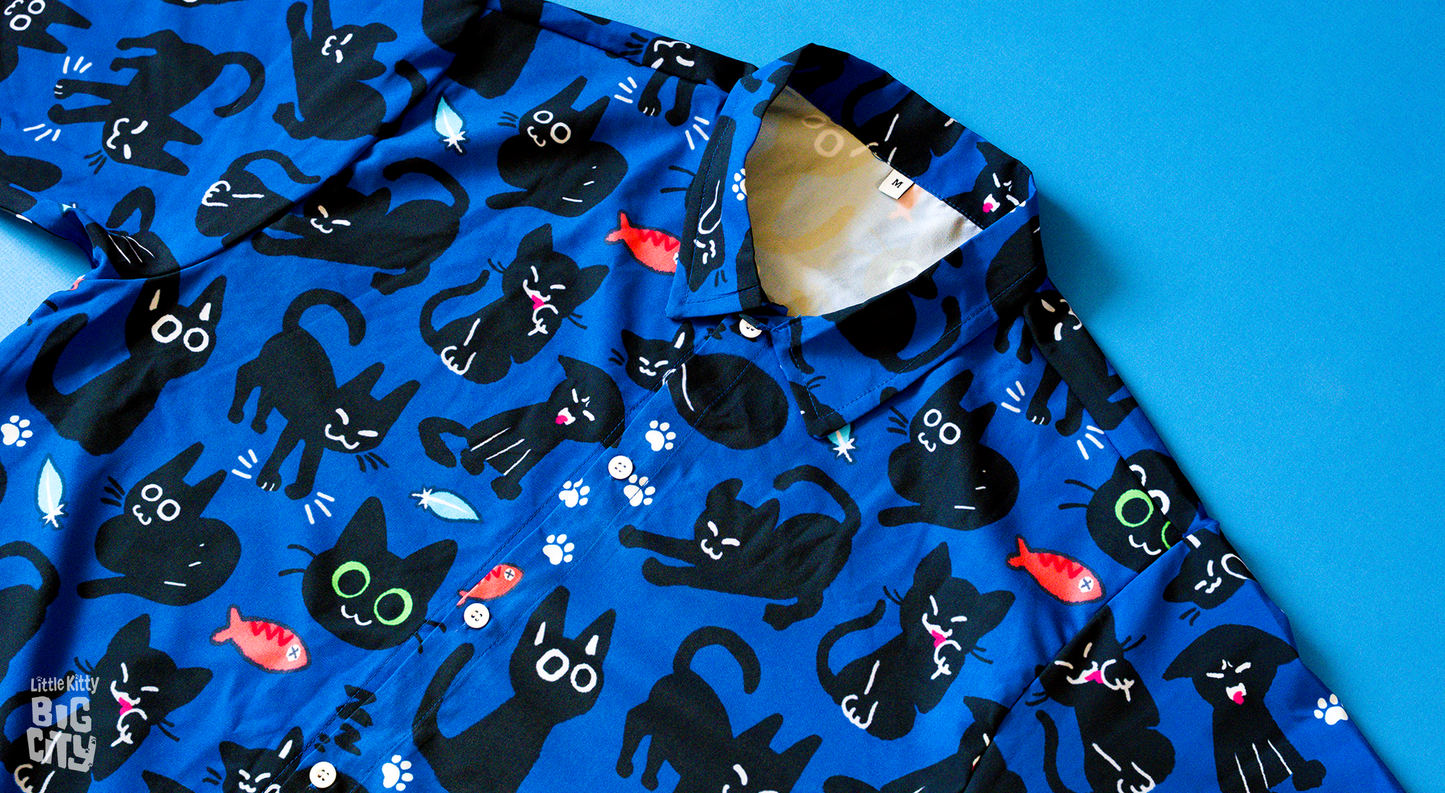 Patterned Button Up Shirt