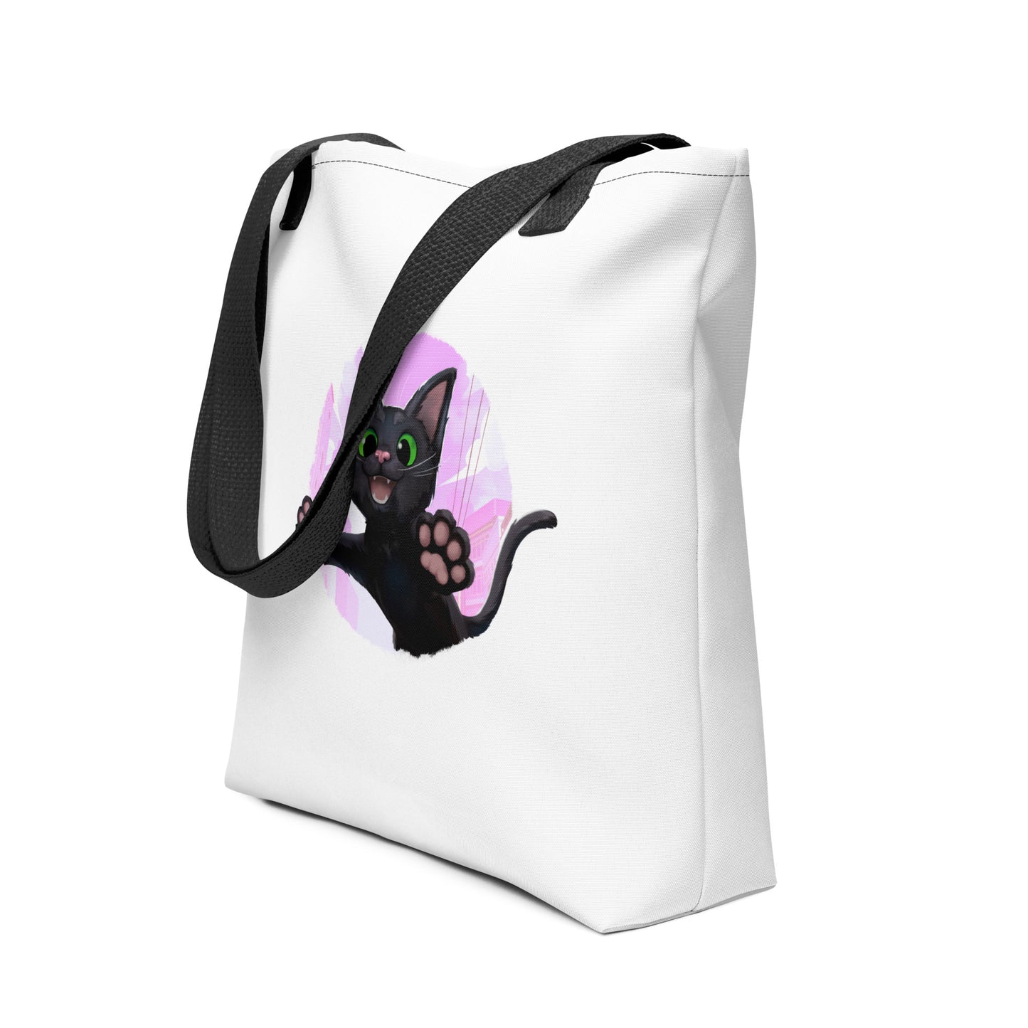 Little Kitty, Big City: Leap! Medium Tote bag