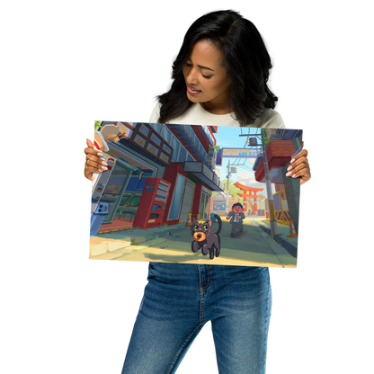 "Thief!" print by Jessie Liu