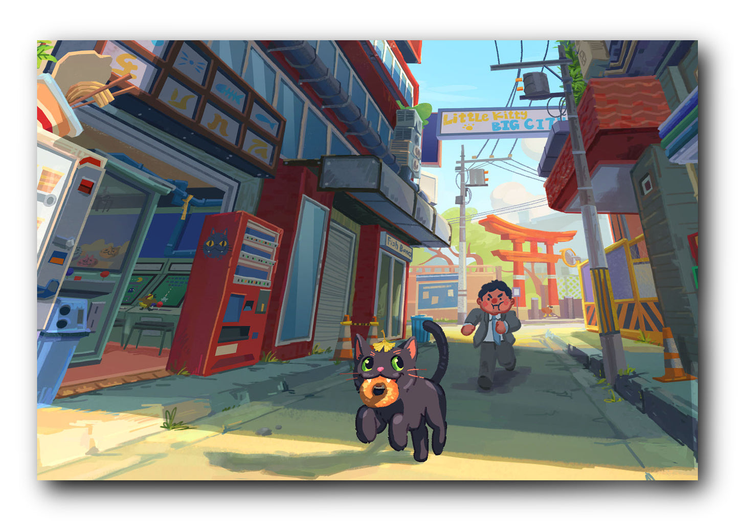 "Thief!" print by Jessie Liu