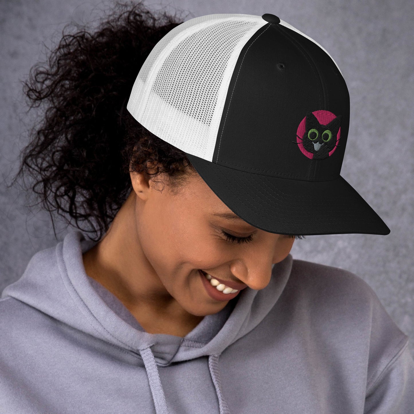 Happy Kitty Trucker Cap