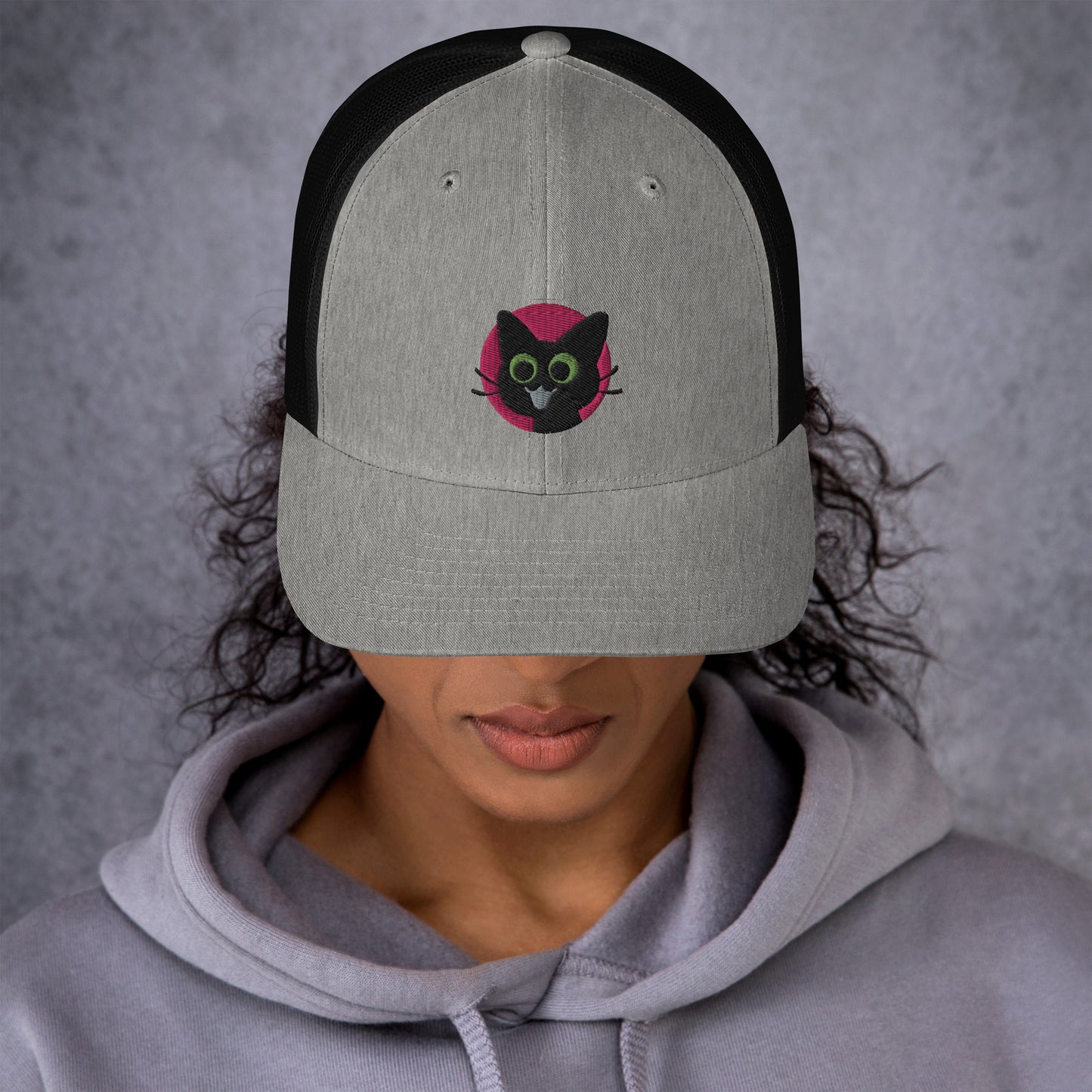 Happy Kitty Trucker Cap