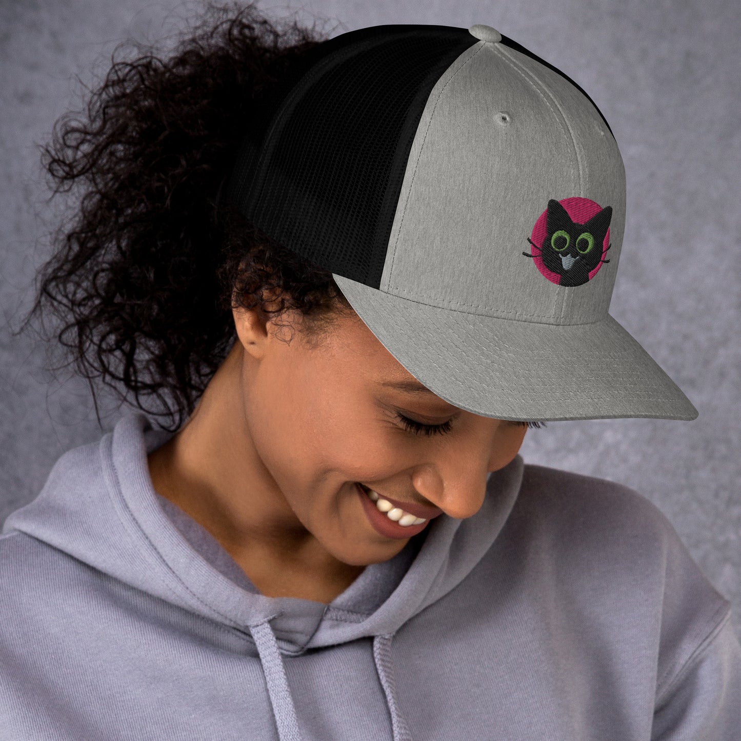 Happy Kitty Trucker Cap