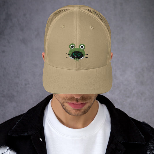 Froggy Hat Trucker Cap