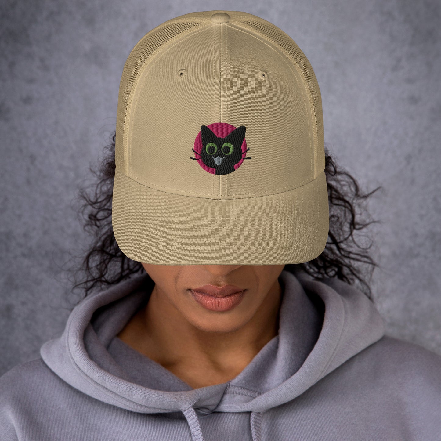 Happy Kitty Trucker Cap