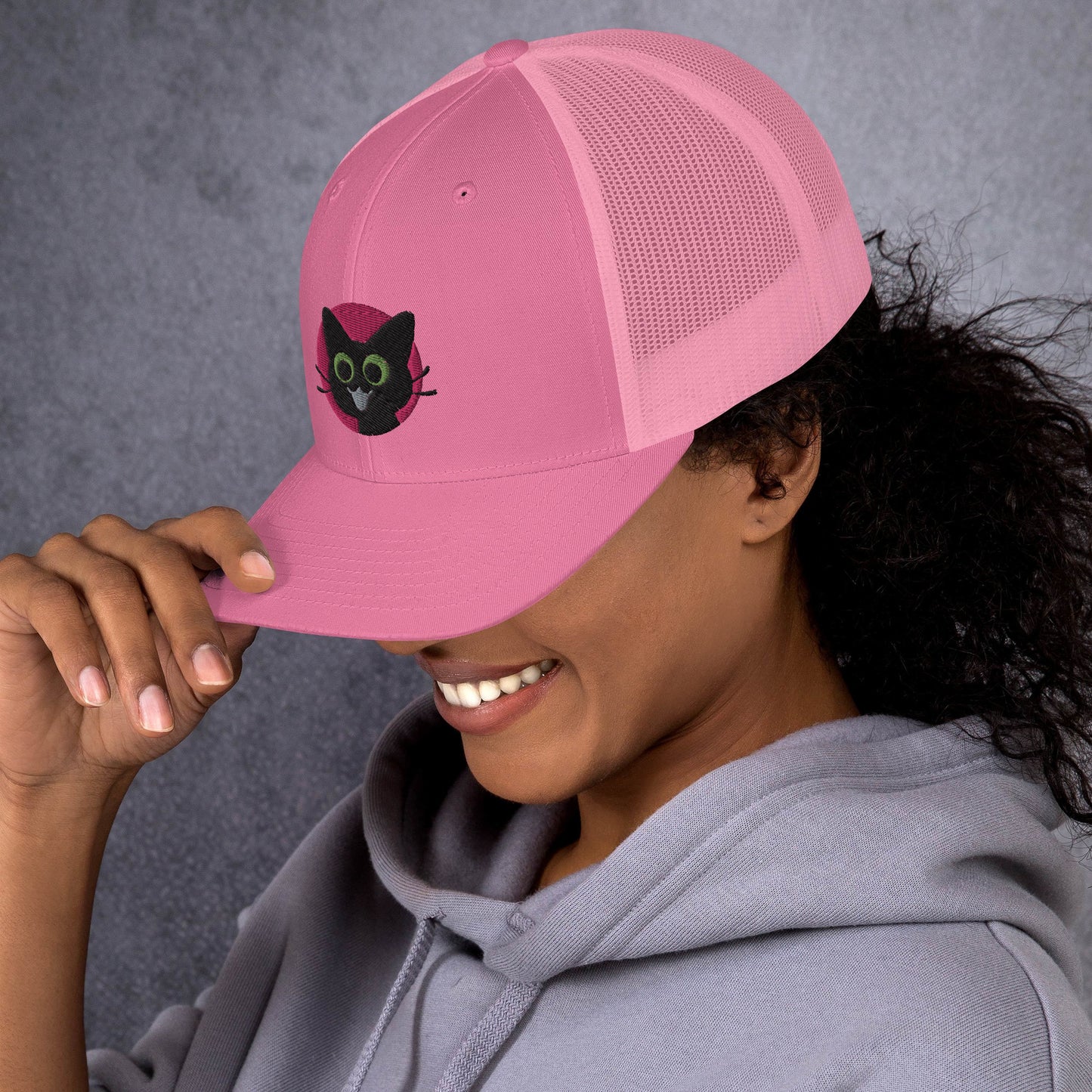 Happy Kitty Trucker Cap