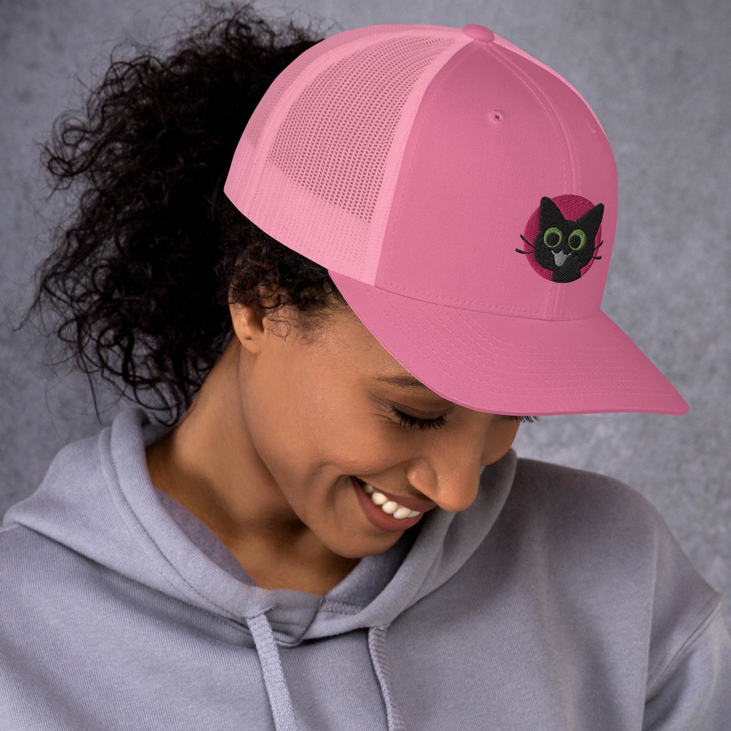 Happy Kitty Trucker Cap