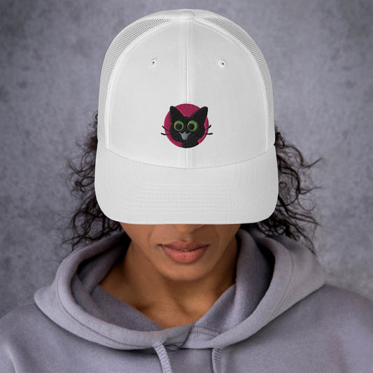 Happy Kitty Trucker Cap