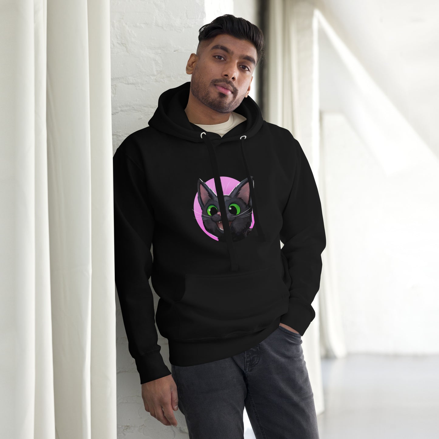 Little Kitty Big City: Meow! Unisex Hoodie