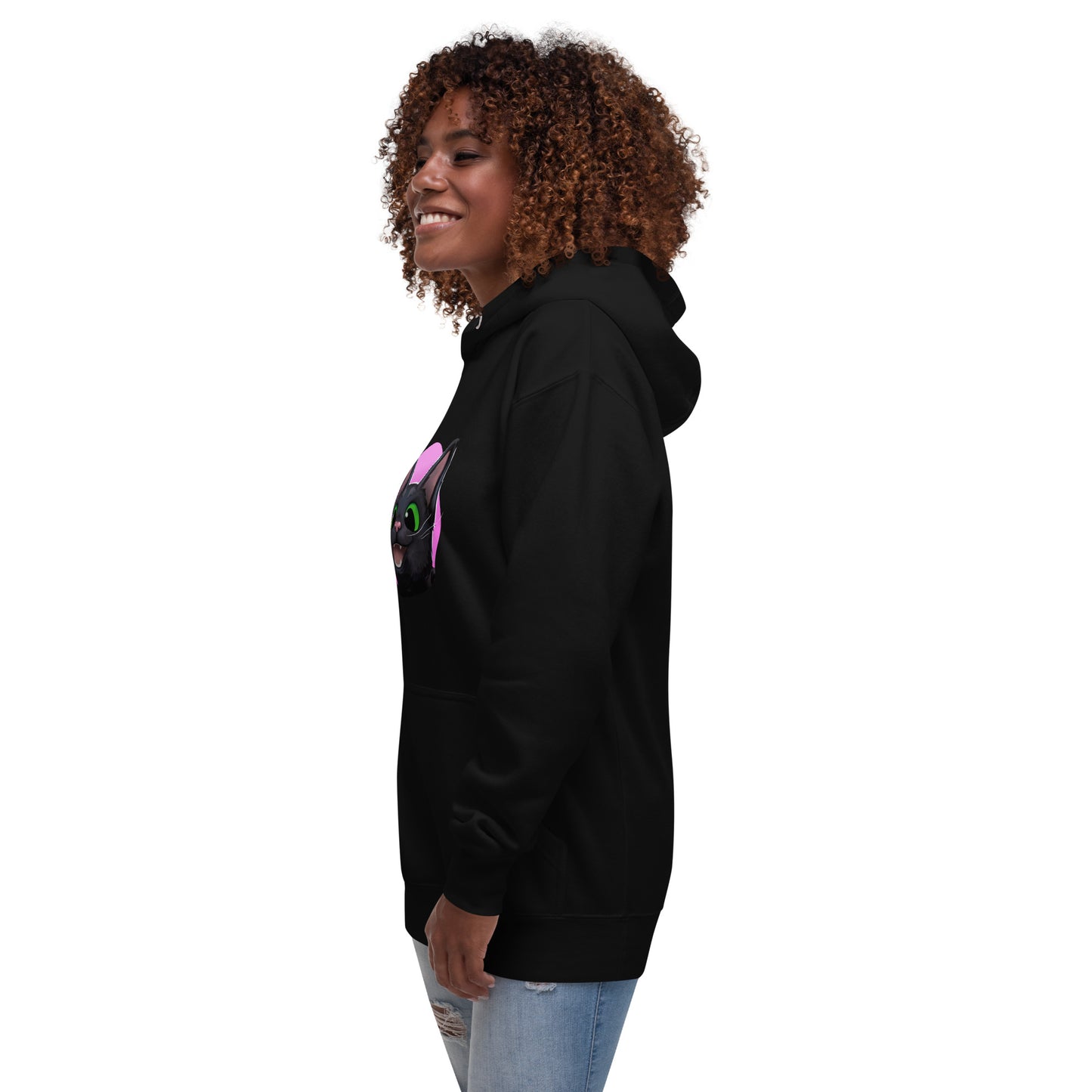 Little Kitty Big City: Meow! Unisex Hoodie