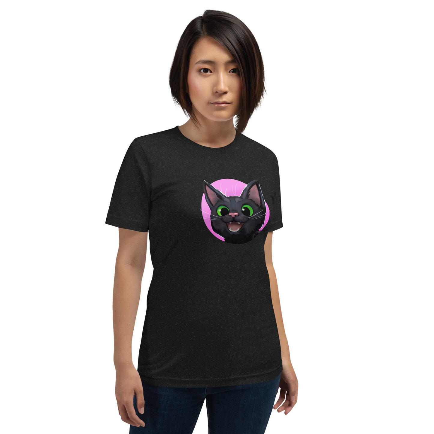 Little Kitty, Big City: Meow! Unisex t-shirt