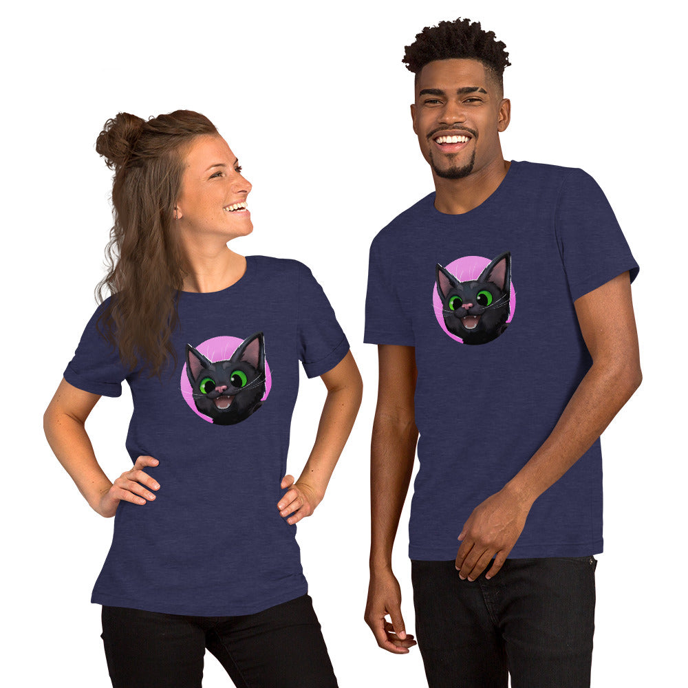 Little Kitty, Big City: Meow! Unisex t-shirt