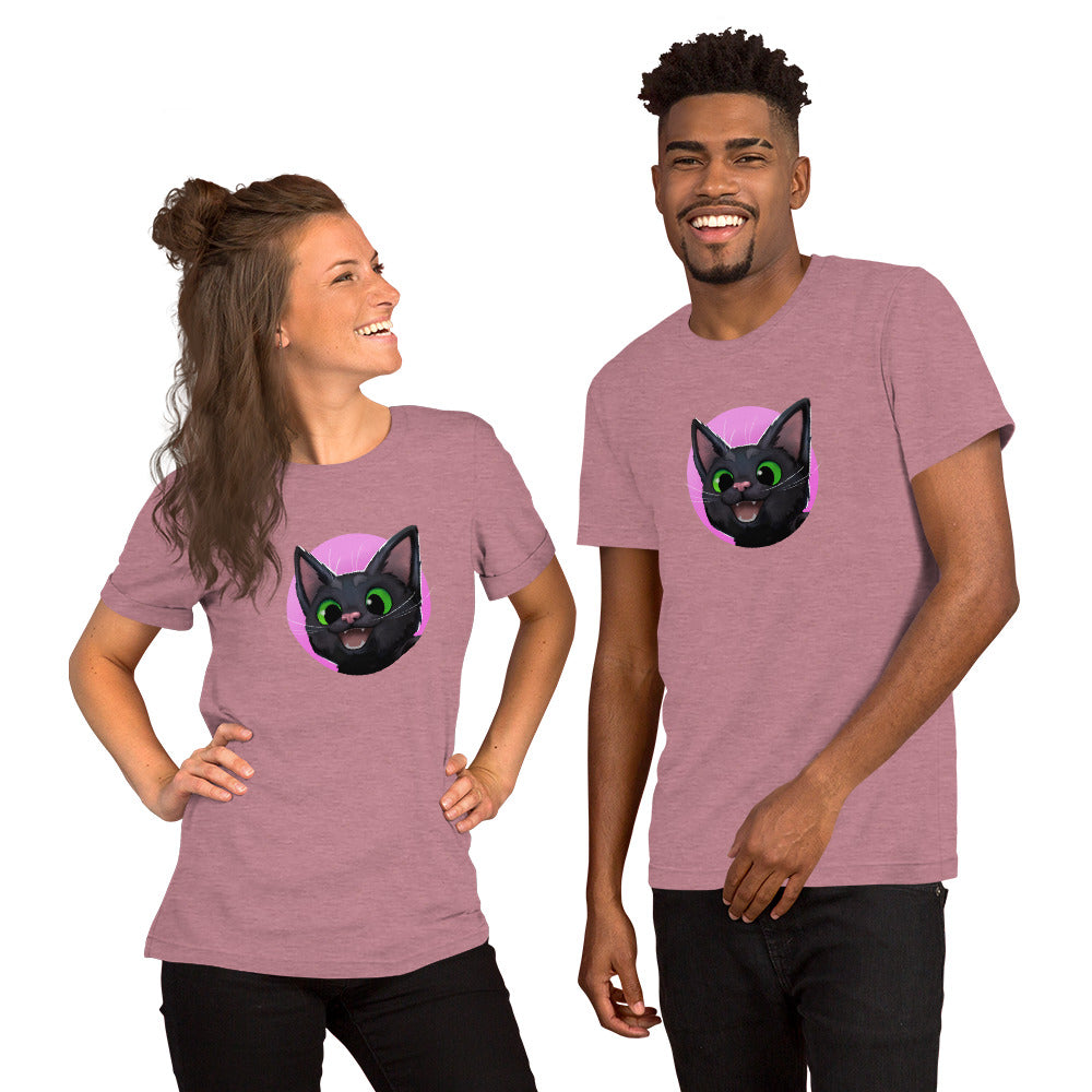 Little Kitty, Big City: Meow! Unisex t-shirt