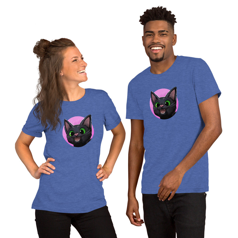 Little Kitty, Big City: Meow! Unisex t-shirt