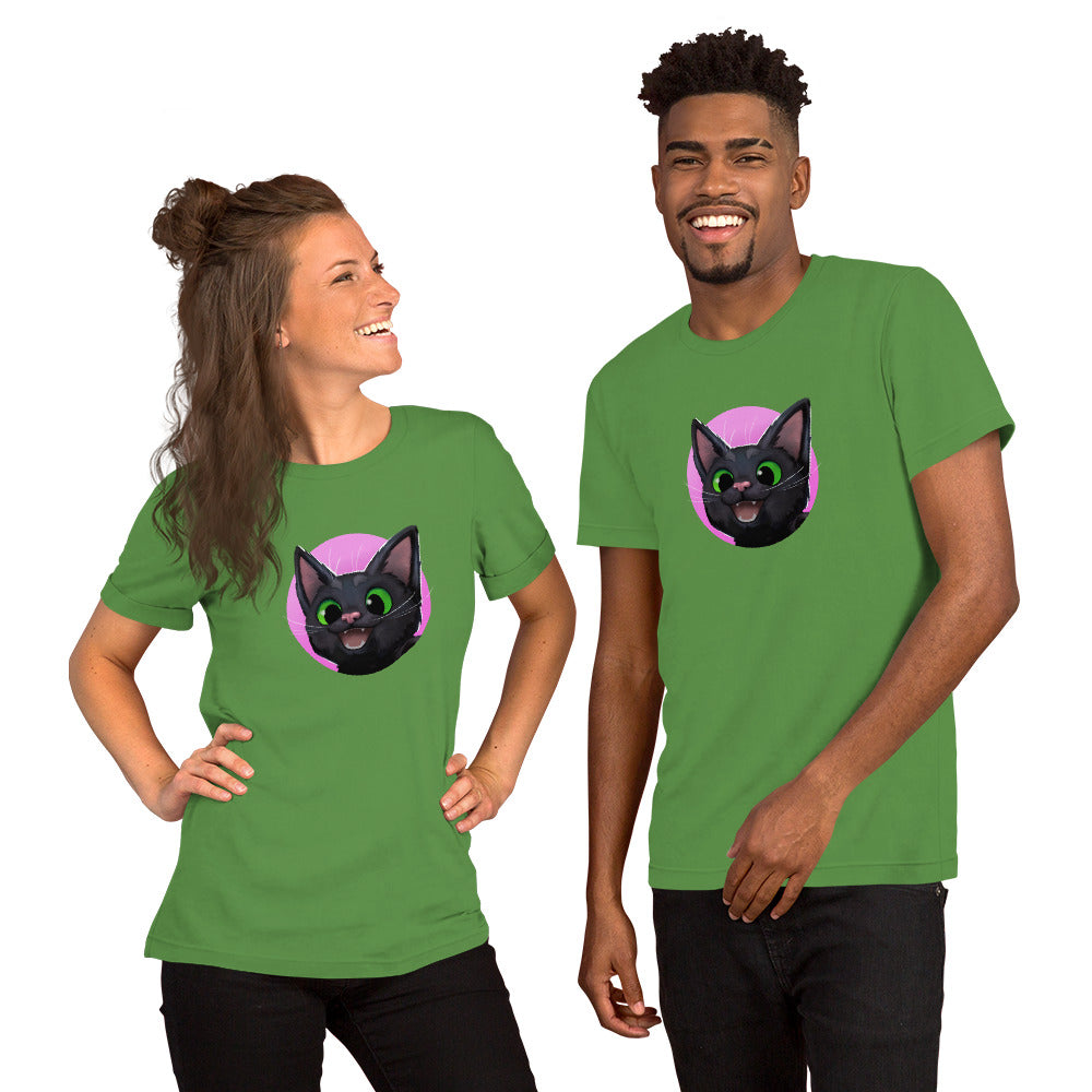 Little Kitty, Big City: Meow! Unisex t-shirt