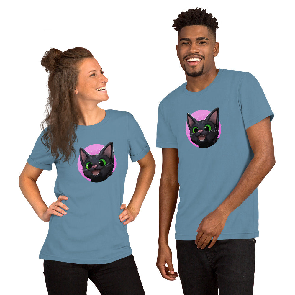 Little Kitty, Big City: Meow! Unisex t-shirt