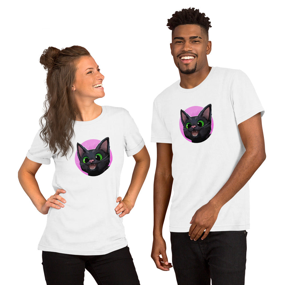 Little Kitty, Big City: Meow! Unisex t-shirt