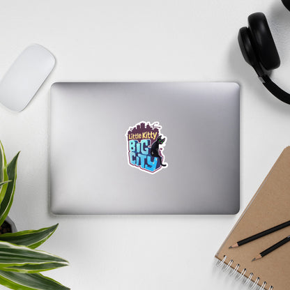 Little Kitty, Big City Bubble-free Stickers