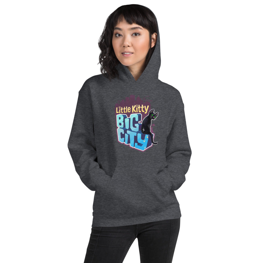 Little Kitty, Big City Gildan Unisex Hoodie