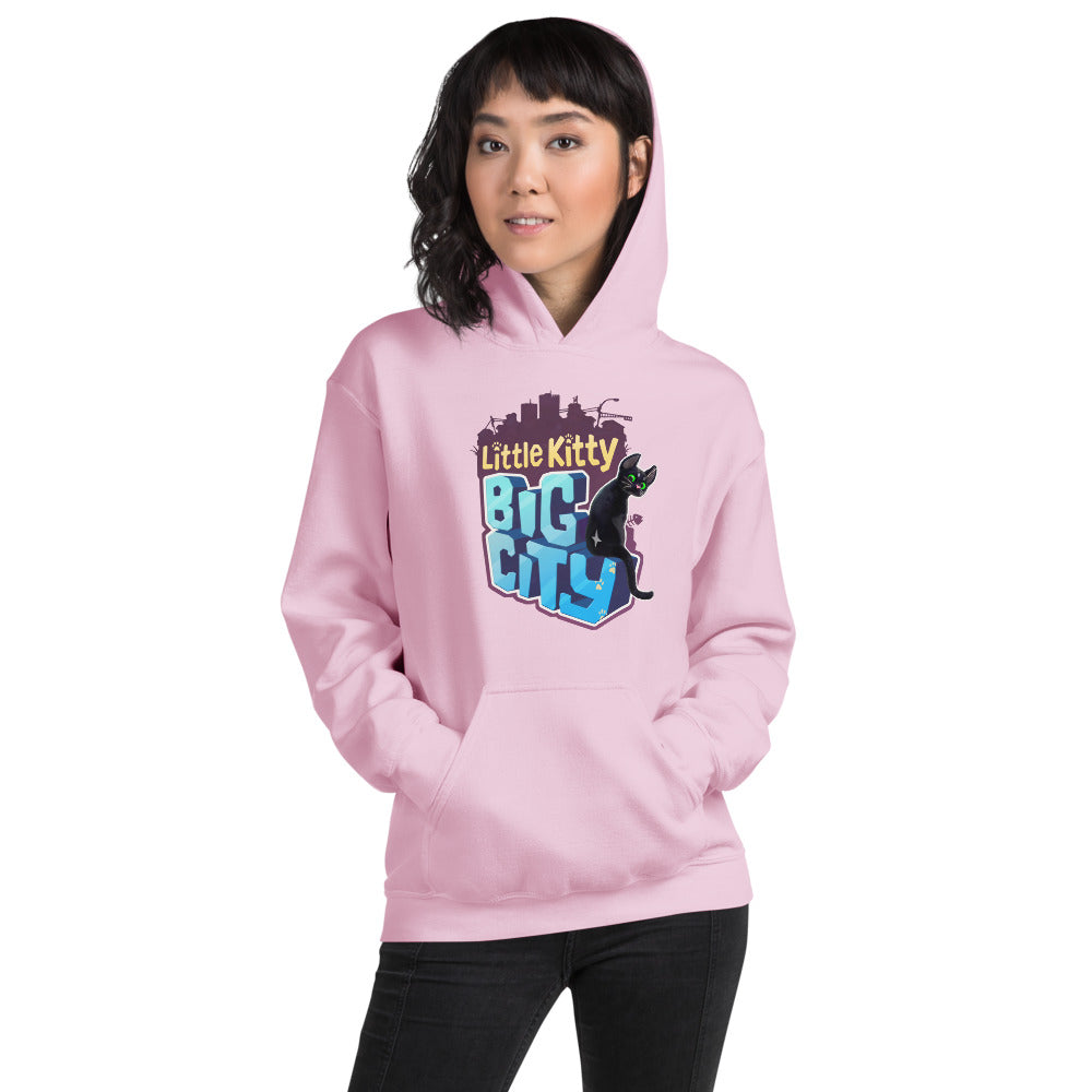 Little Kitty, Big City Gildan Unisex Hoodie