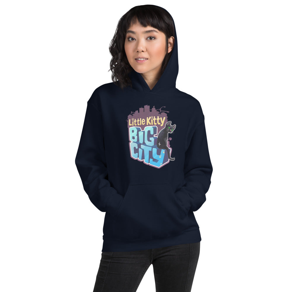 Little Kitty, Big City Gildan Unisex Hoodie