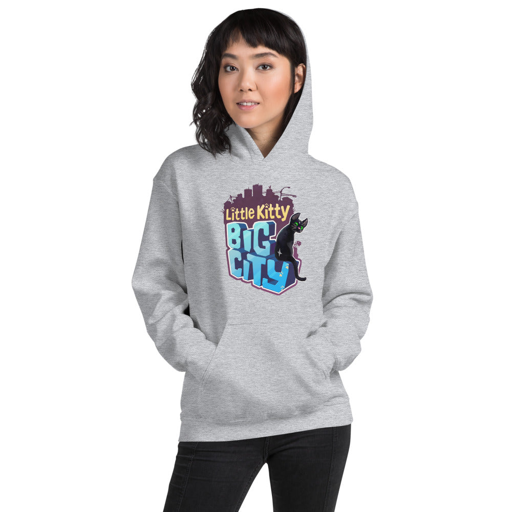 Little Kitty, Big City Gildan Unisex Hoodie