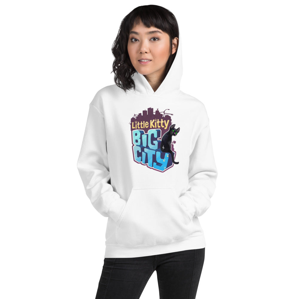 Little Kitty, Big City Gildan Unisex Hoodie